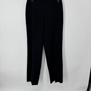 Gunex Black Dress Pants Women's Size 6 Made In Italy 97% Virgin Wool Career